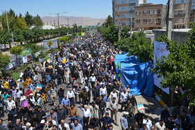 حضور جامعه ورزش در راهپیمایی روز قدس